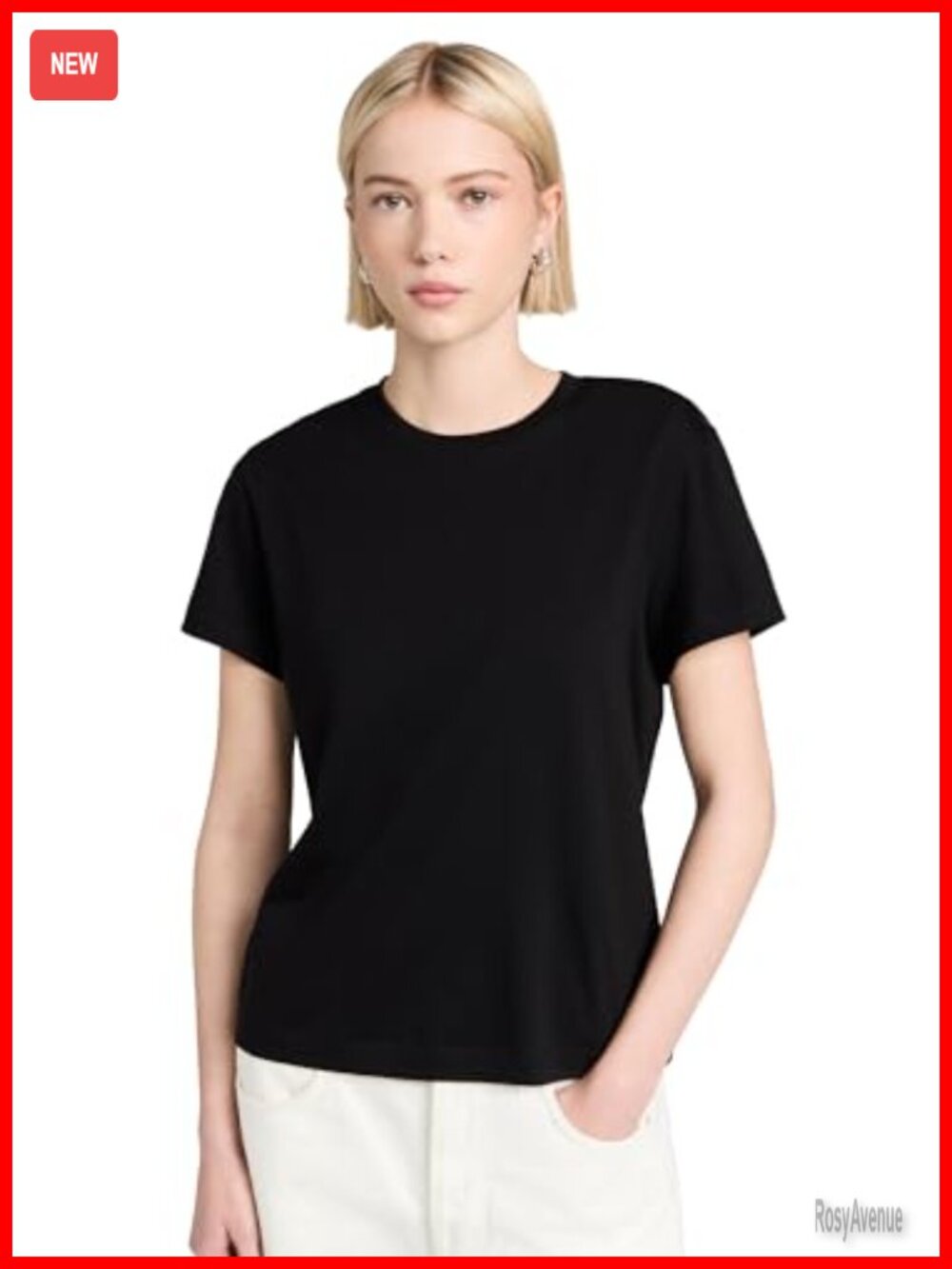 Crewneck Short Sleeve T-Shirt Lightweight Jersey Casual Tee